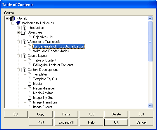 table of contents template. simple Table of Contents